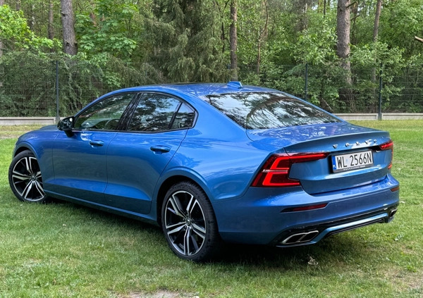 Volvo S60 cena 164000 przebieg: 62163, rok produkcji 2019 z Warszawa małe 596